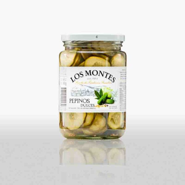 PEPINOS FETEADOS LOS MONTES X 660 GR